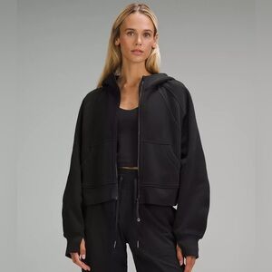 Lululemon scuba oversized full zip BLK M/L
